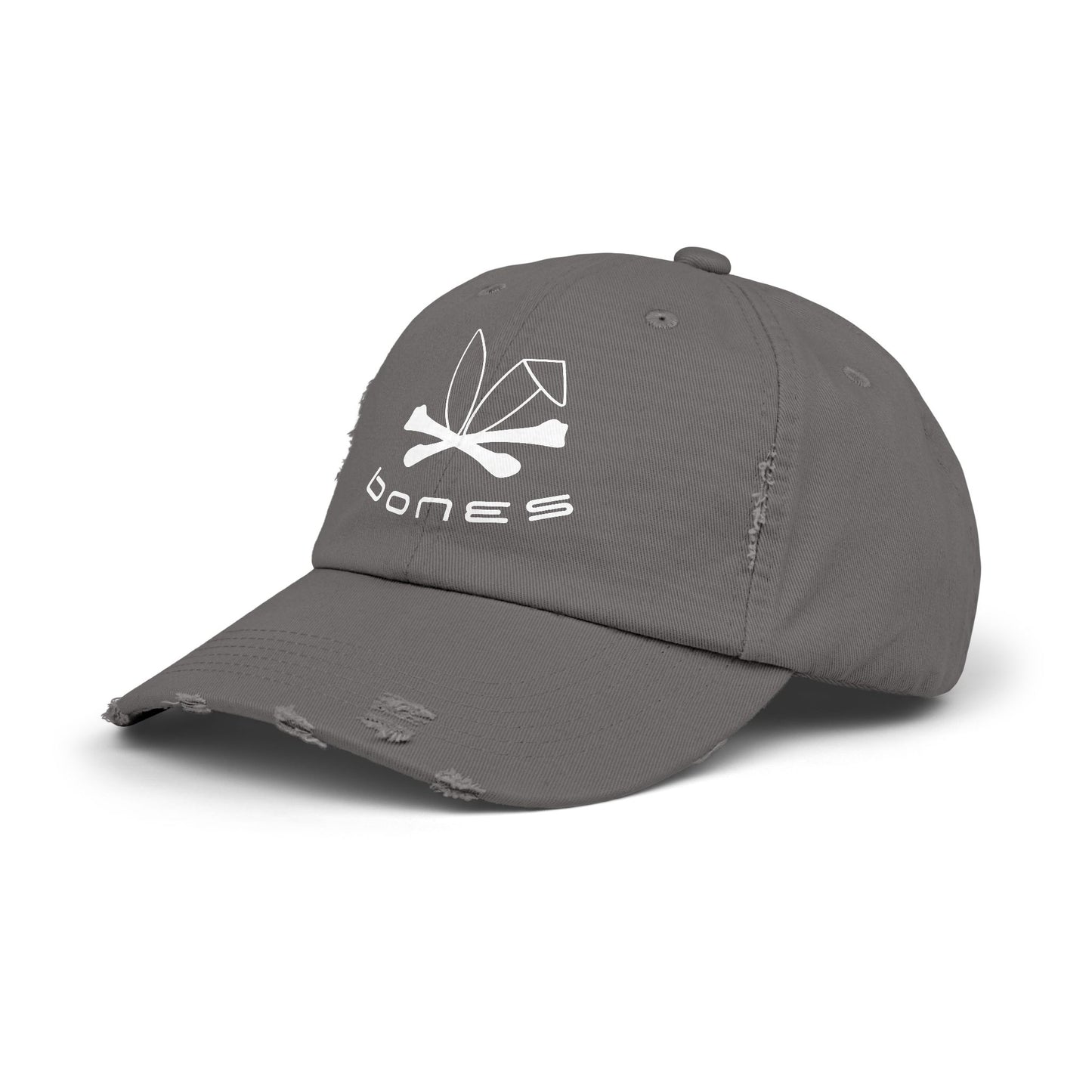 Distressed Bones Cap - Casual Vintage Style for Everyday Wear