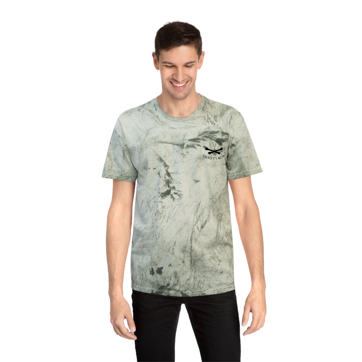 Unisex Color Blast Bones T-Shirt