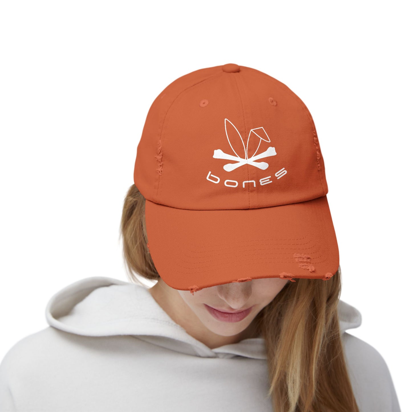 Distressed Bones Cap - Casual Vintage Style for Everyday Wear