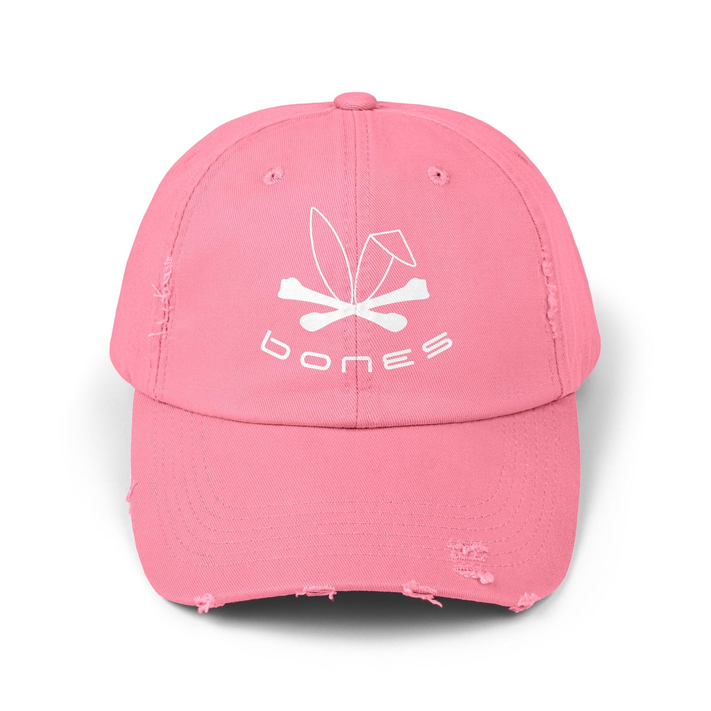Distressed Bones Cap - Casual Vintage Style for Everyday Wear