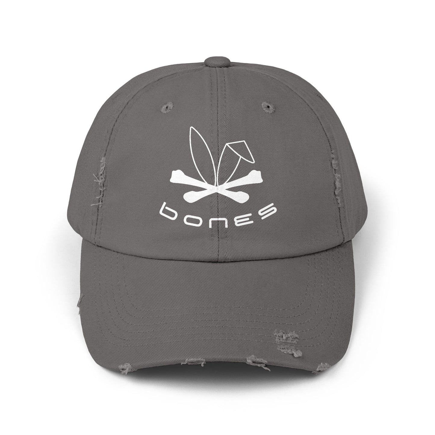 Distressed Bones Cap - Casual Vintage Style for Everyday Wear