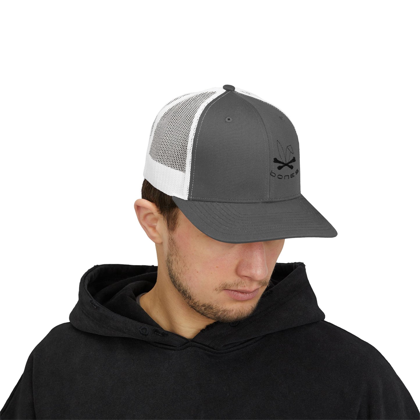 Bones Snapback Trucker Cap | Stylish Casual Hat for Everyday Wear