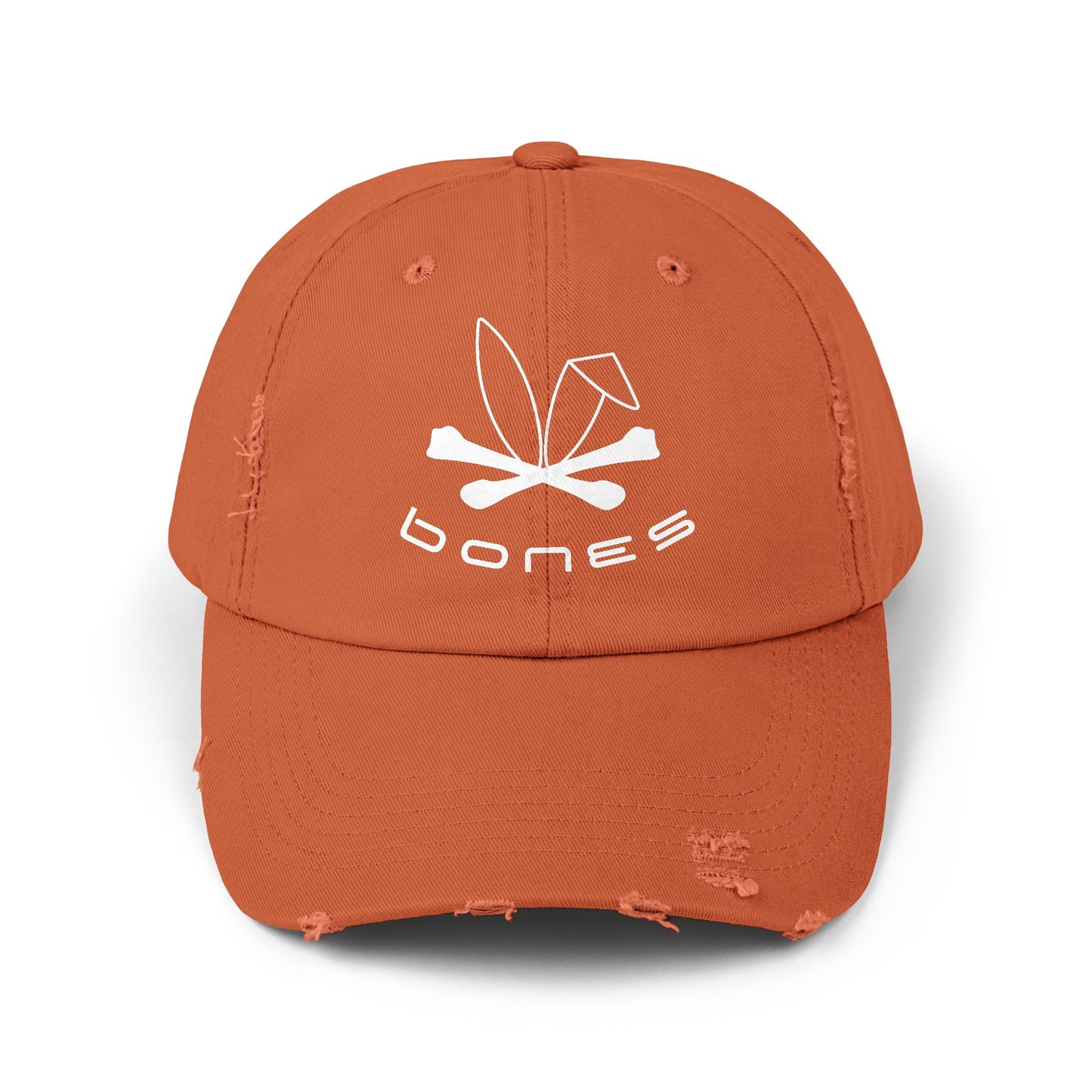 Distressed Bones Cap - Casual Vintage Style for Everyday Wear