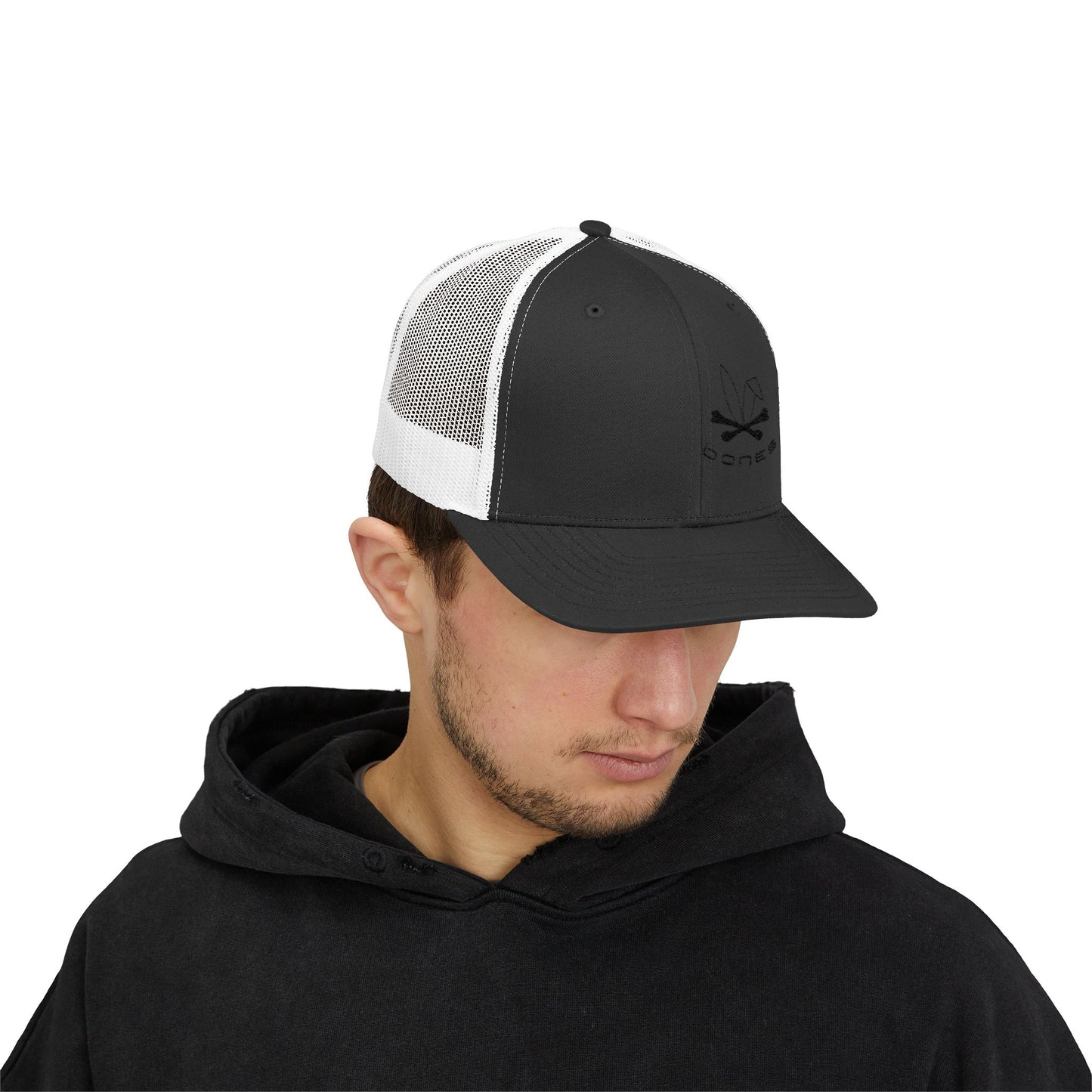 Bones Snapback Trucker Cap | Stylish Casual Hat for Everyday Wear