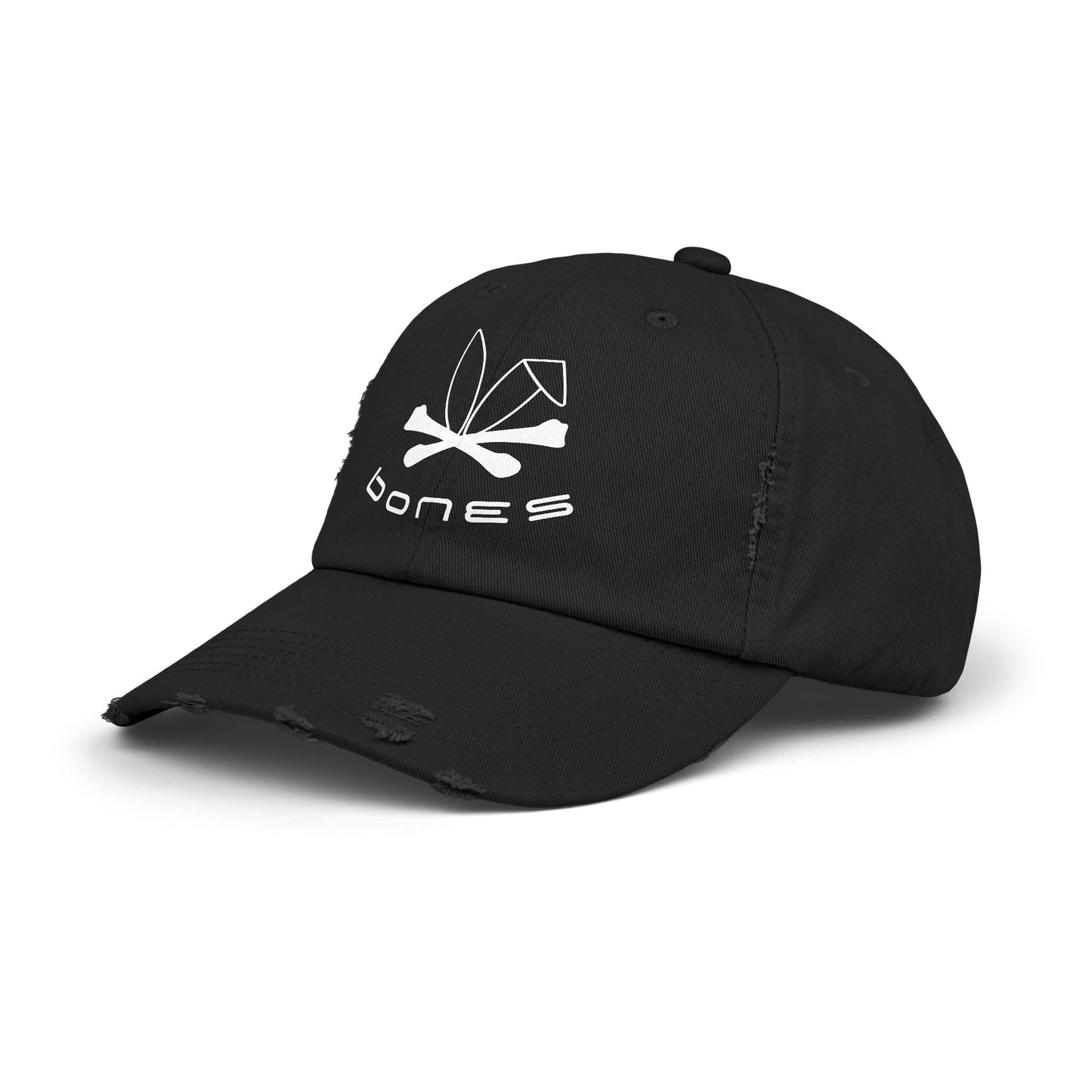 Distressed Bones Cap - Casual Vintage Style for Everyday Wear