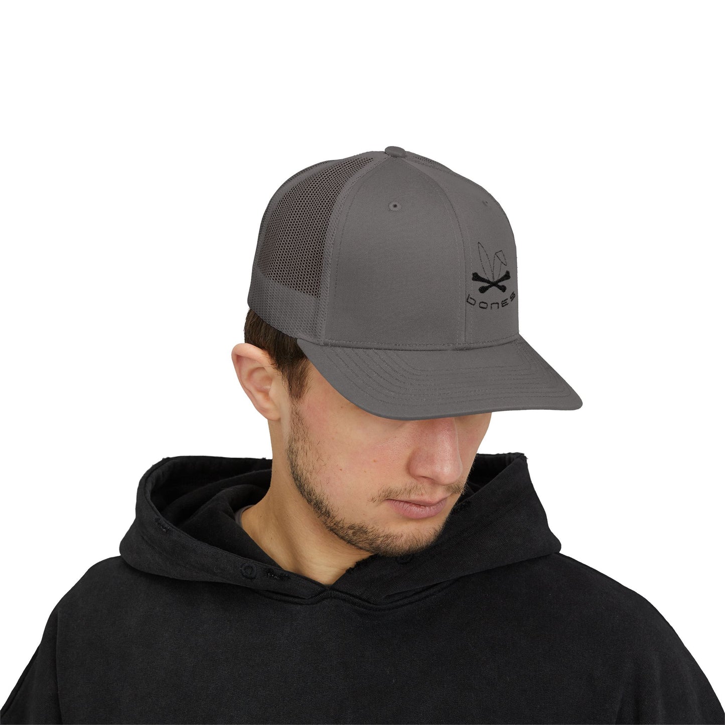 Bones Snapback Trucker Cap | Stylish Casual Hat for Everyday Wear