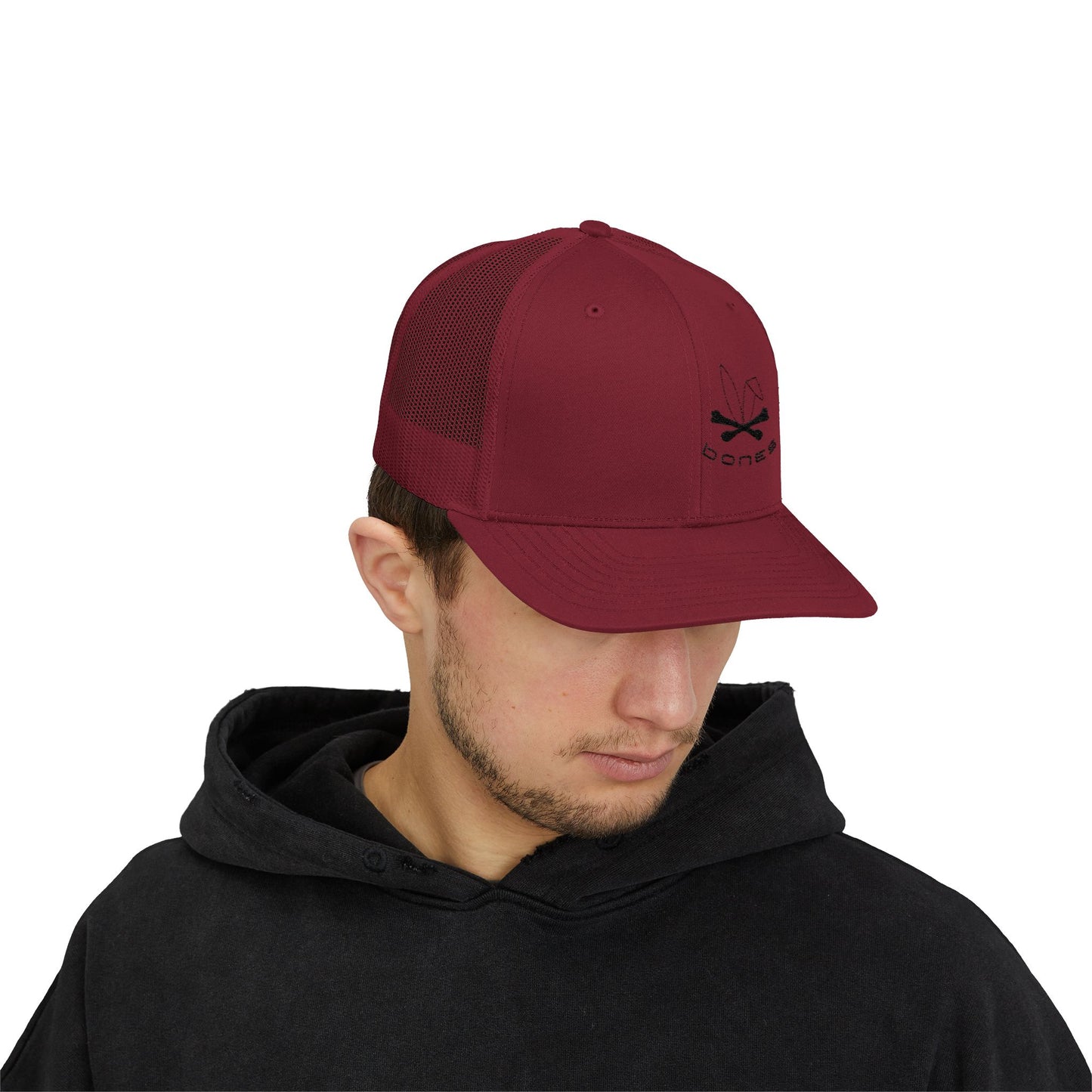 Bones Snapback Trucker Cap | Stylish Casual Hat for Everyday Wear