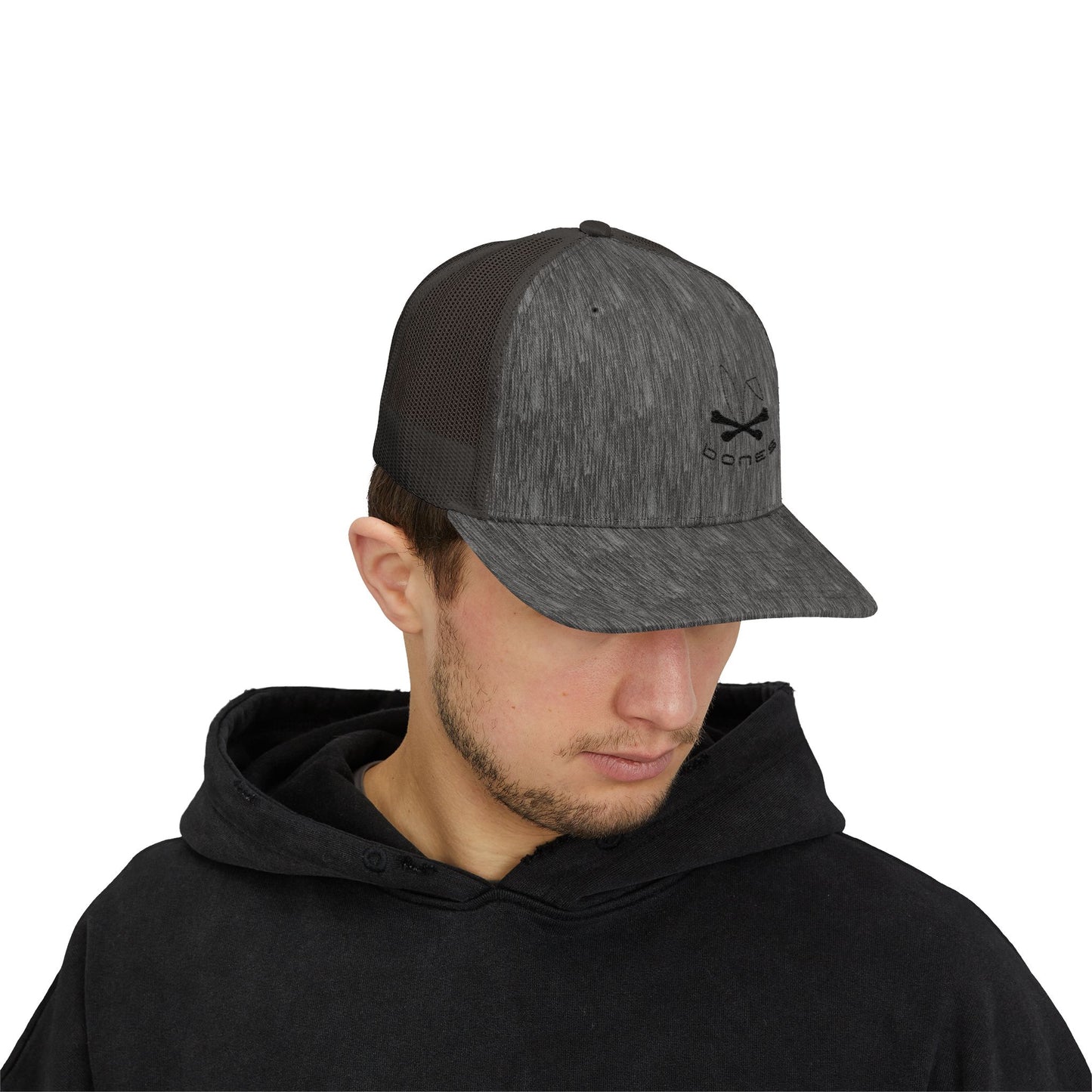 Bones Snapback Trucker Cap | Stylish Casual Hat for Everyday Wear