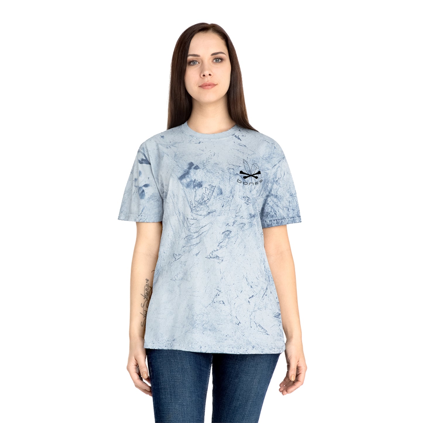 Unisex Color Blast Bones T-Shirt