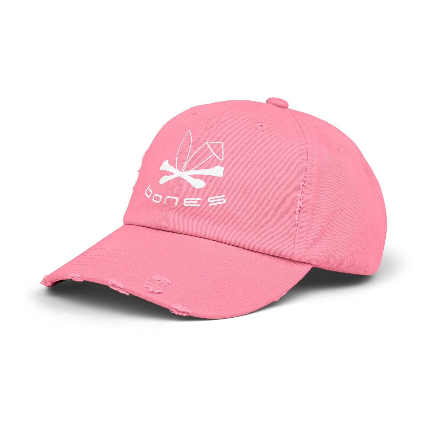 Distressed Bones Cap - Casual Vintage Style for Everyday Wear