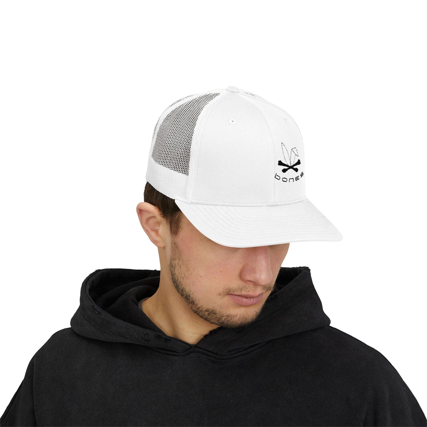 Bones Snapback Trucker Cap | Stylish Casual Hat for Everyday Wear