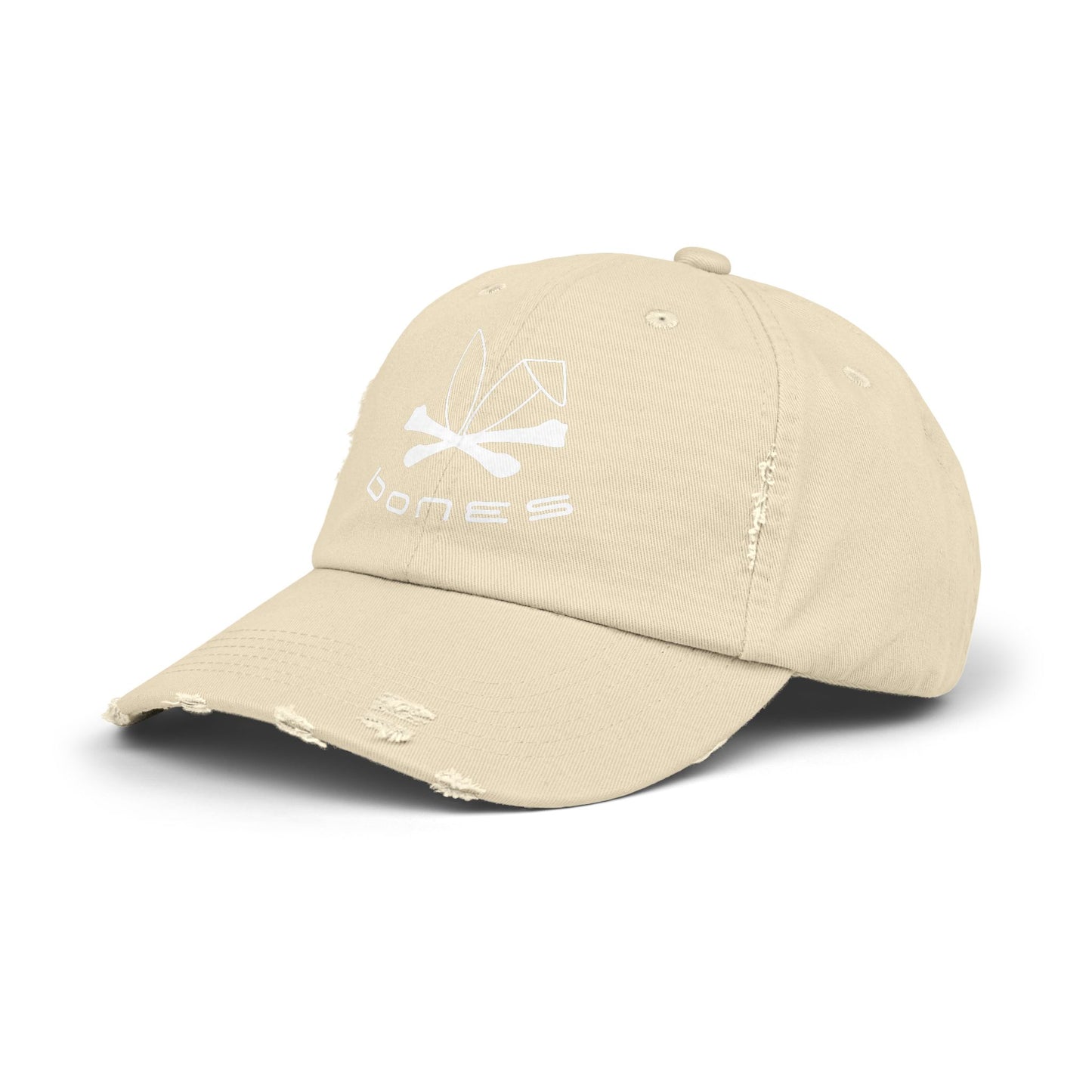 Distressed Bones Cap - Casual Vintage Style for Everyday Wear