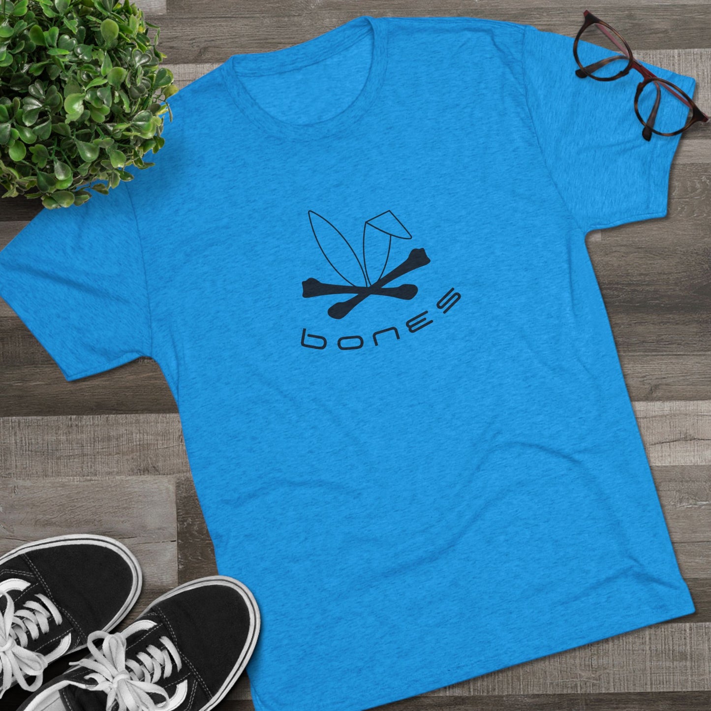 Bones Graphic Unisex Tri-Blend Crew Tee