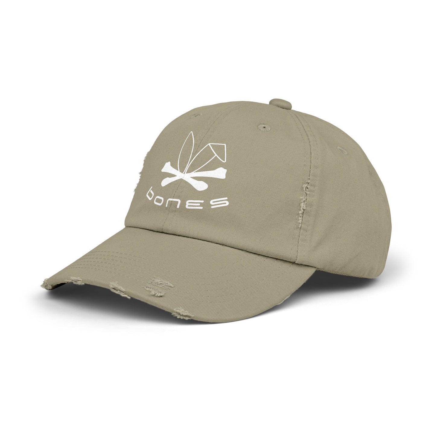 Distressed Bones Cap - Casual Vintage Style for Everyday Wear