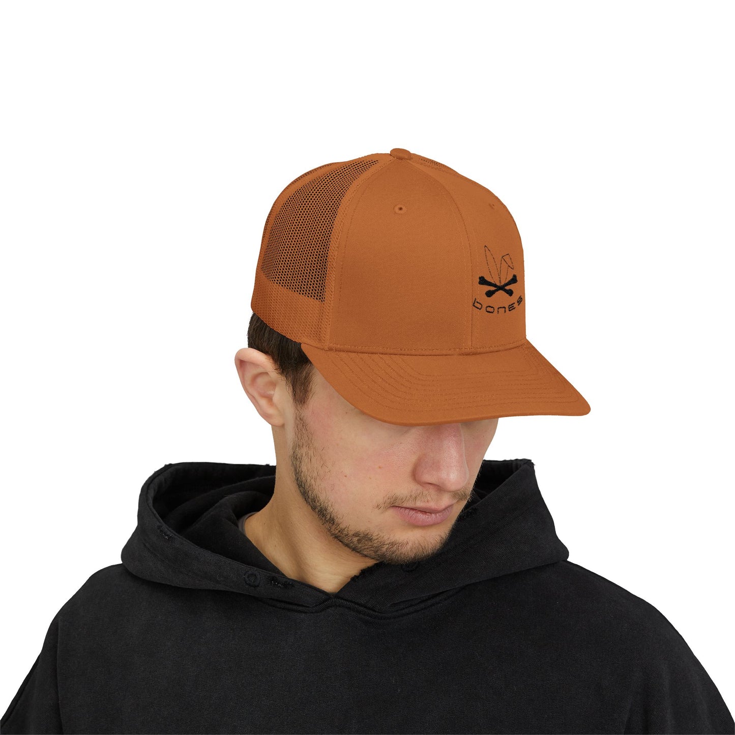 Bones Snapback Trucker Cap | Stylish Casual Hat for Everyday Wear