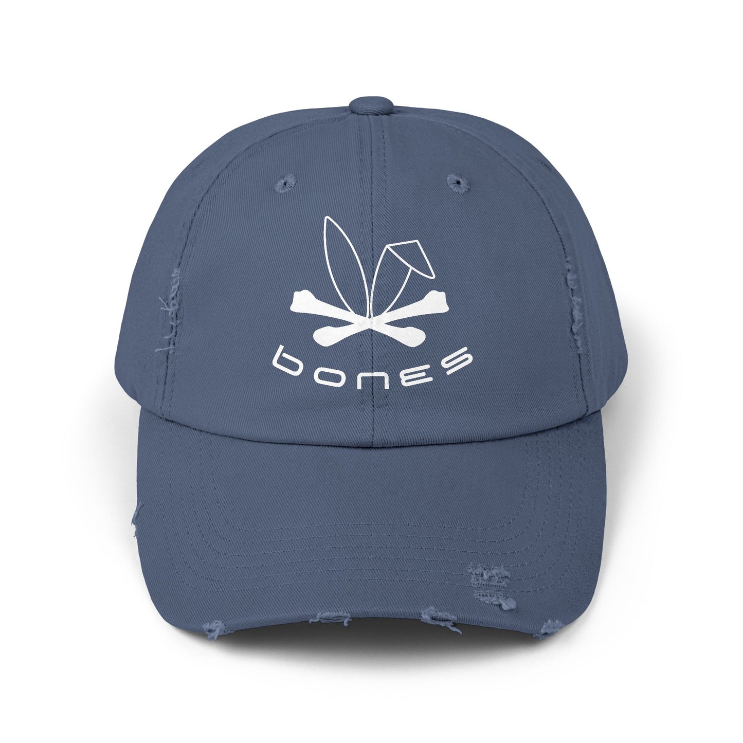 Distressed Bones Cap - Casual Vintage Style for Everyday Wear