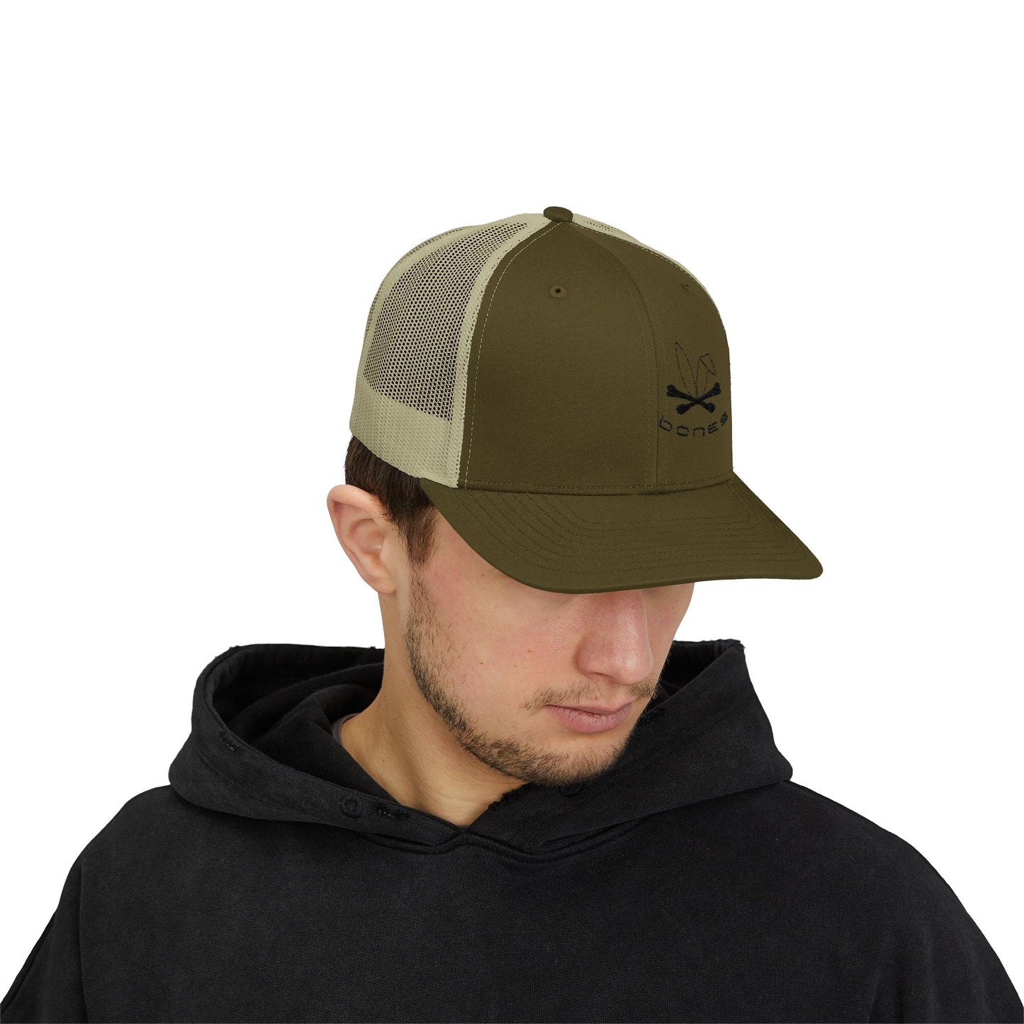 Bones Snapback Trucker Cap | Stylish Casual Hat for Everyday Wear