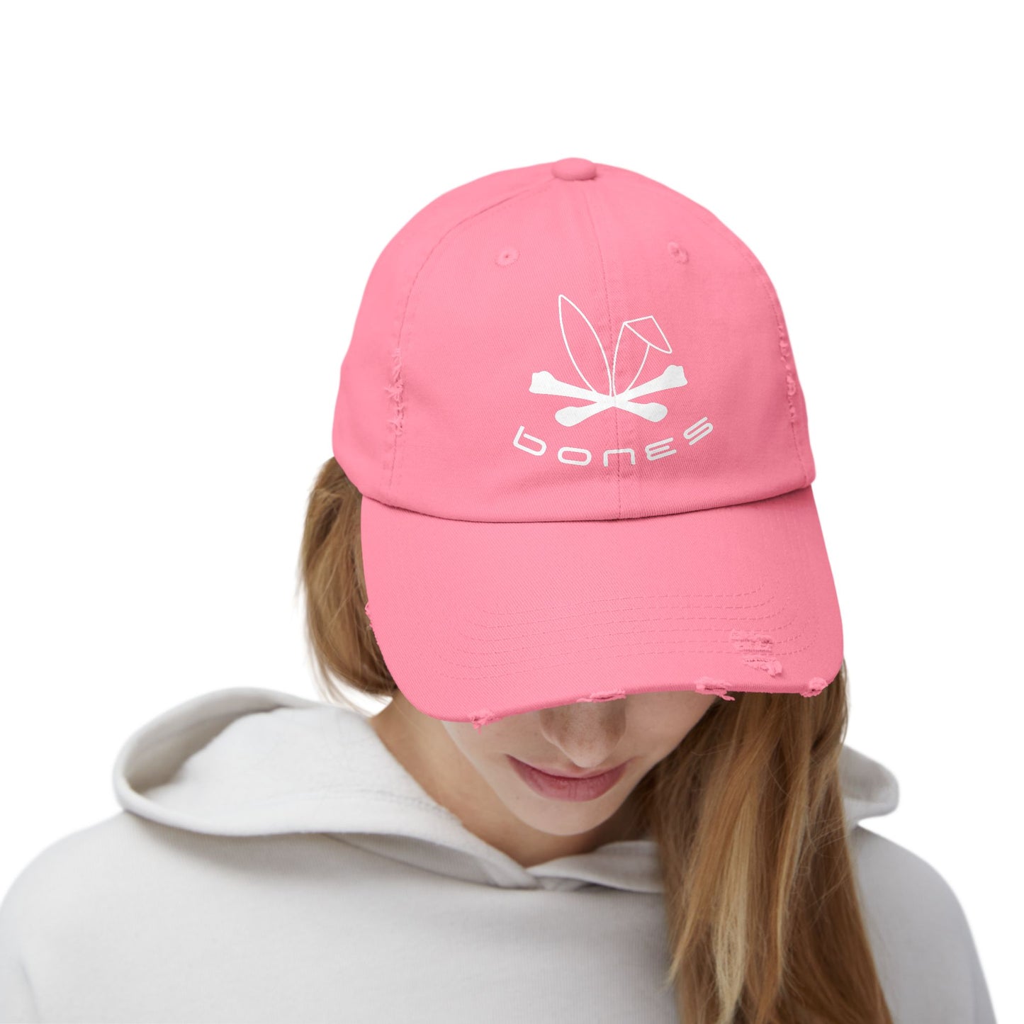 Distressed Bones Cap - Casual Vintage Style for Everyday Wear