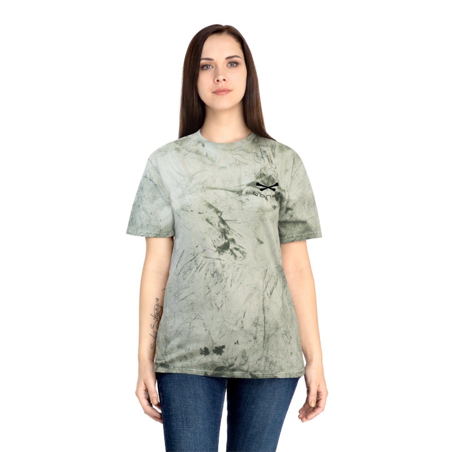 Unisex Color Blast Bones T-Shirt