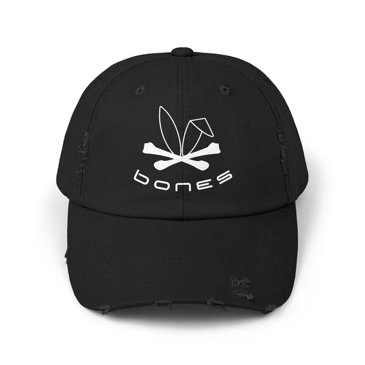 Distressed Bones Cap - Casual Vintage Style for Everyday Wear