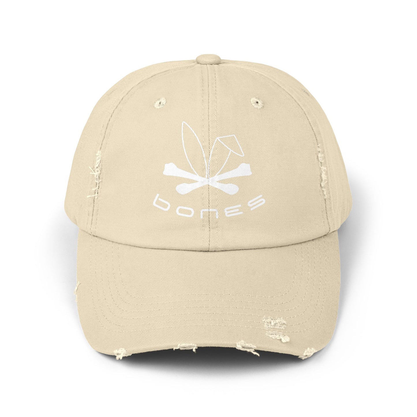 Distressed Bones Cap - Casual Vintage Style for Everyday Wear