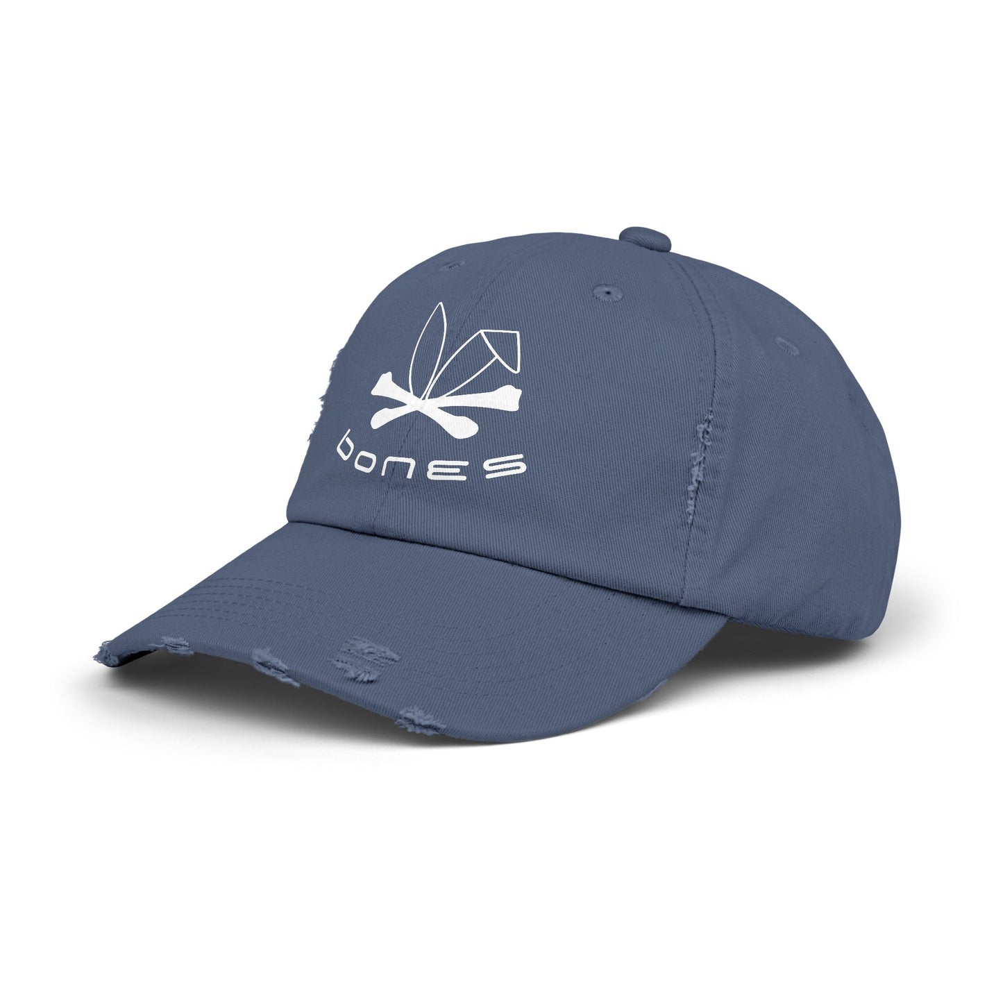 Distressed Bones Cap - Casual Vintage Style for Everyday Wear