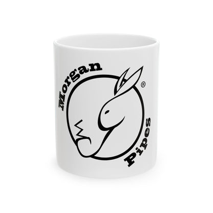 Morgan Pipes Ceramic Mug - Unique Gift for Outdoor Enthusiasts, Perfect for Coffee & Tea Lovers