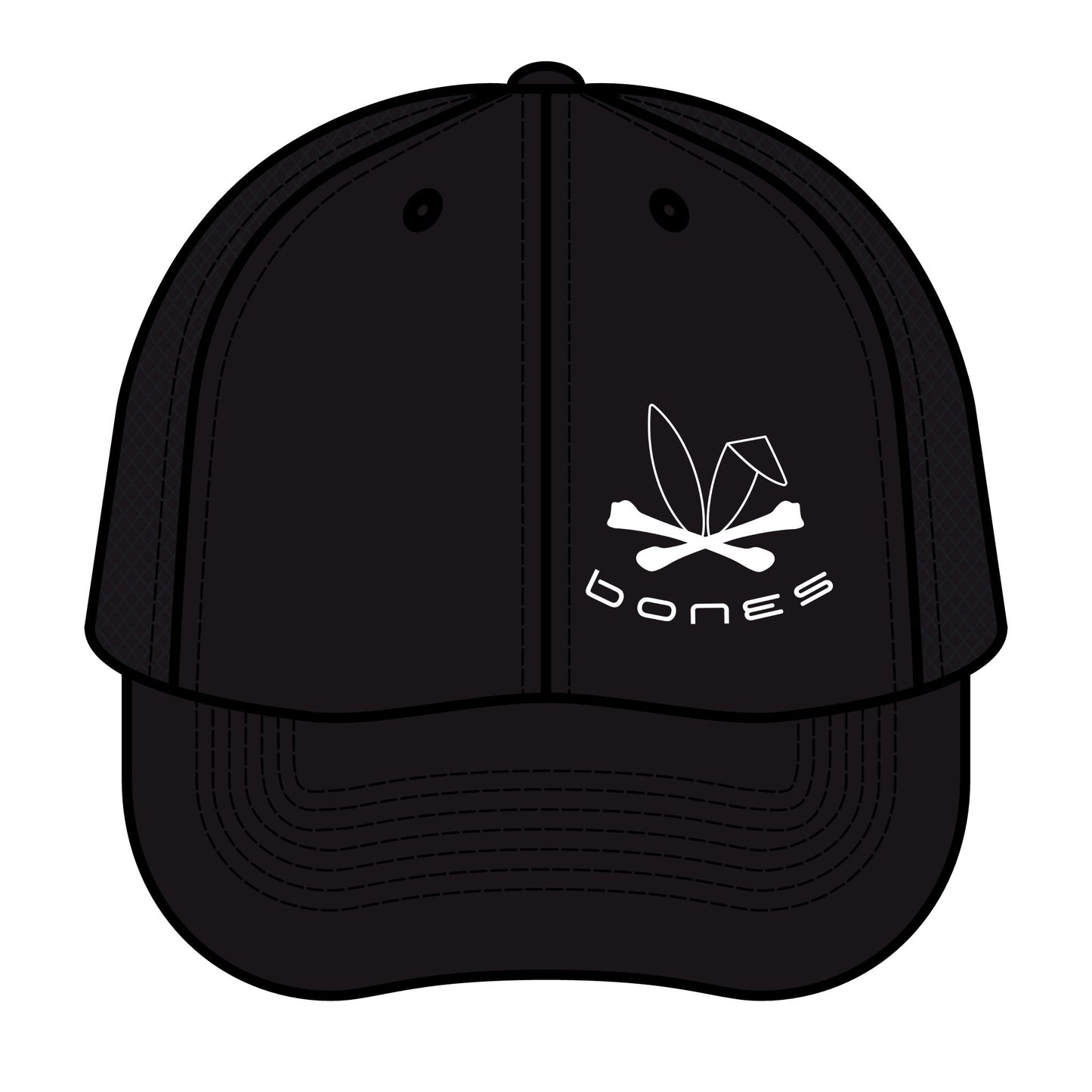 Vintage Bones Trucker Hat - Retro Style for Outdoor Enthusiasts