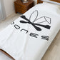 Bones Graphic Velveteen Plush Blanket