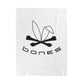 Bones Graphic Velveteen Plush Blanket