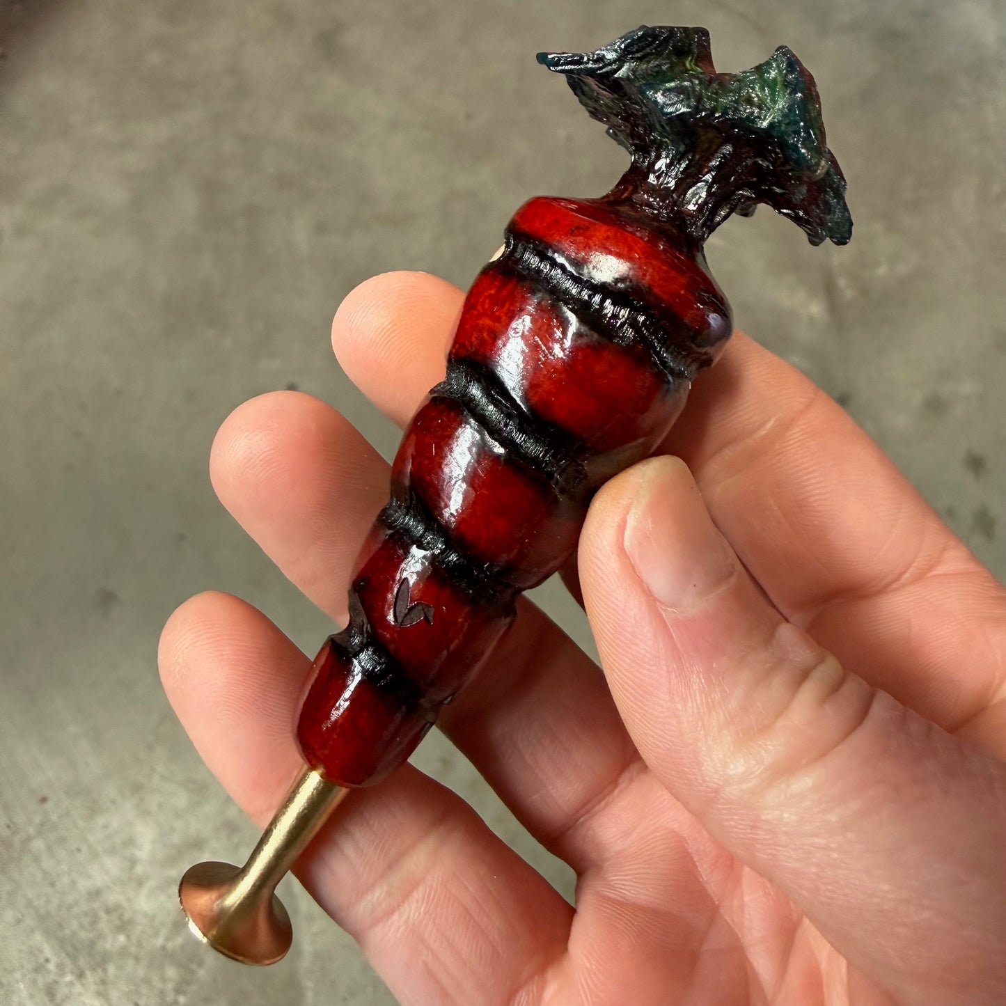 Premium Briar Tamper- Carrot