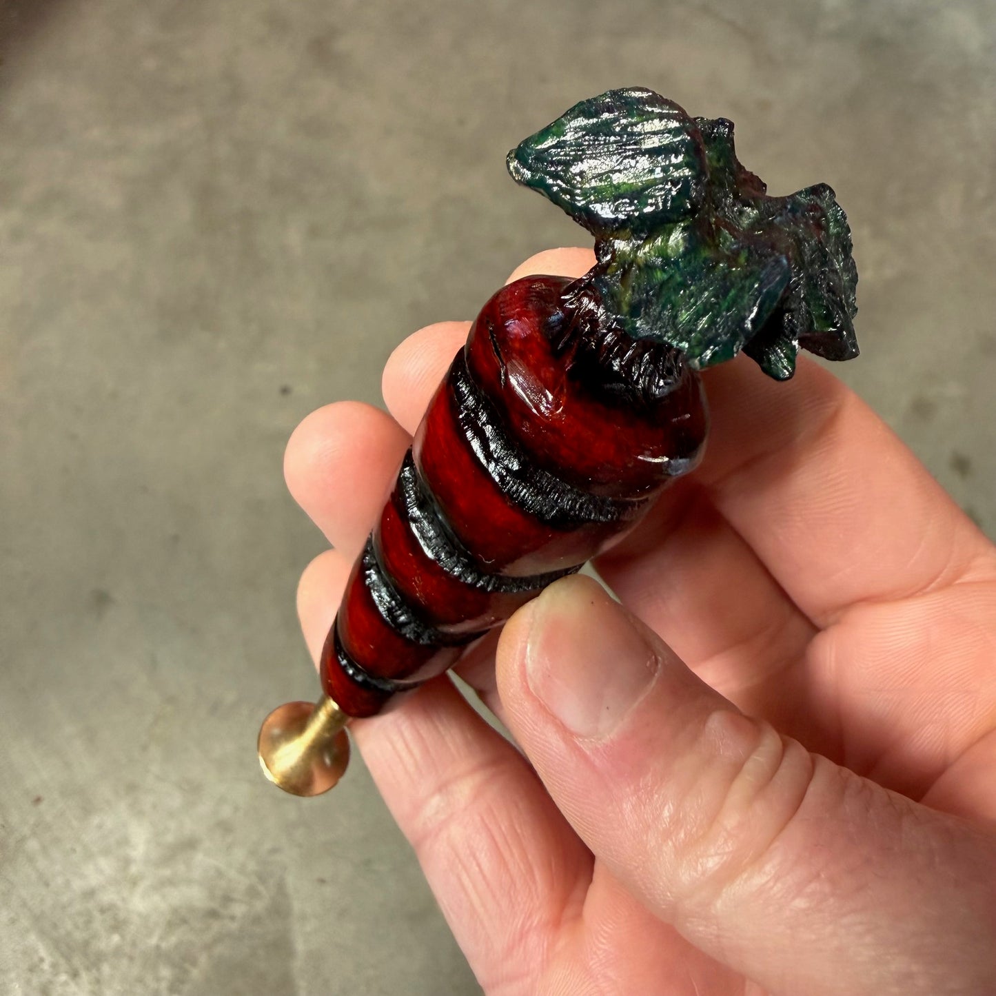 Premium Briar Tamper- Carrot